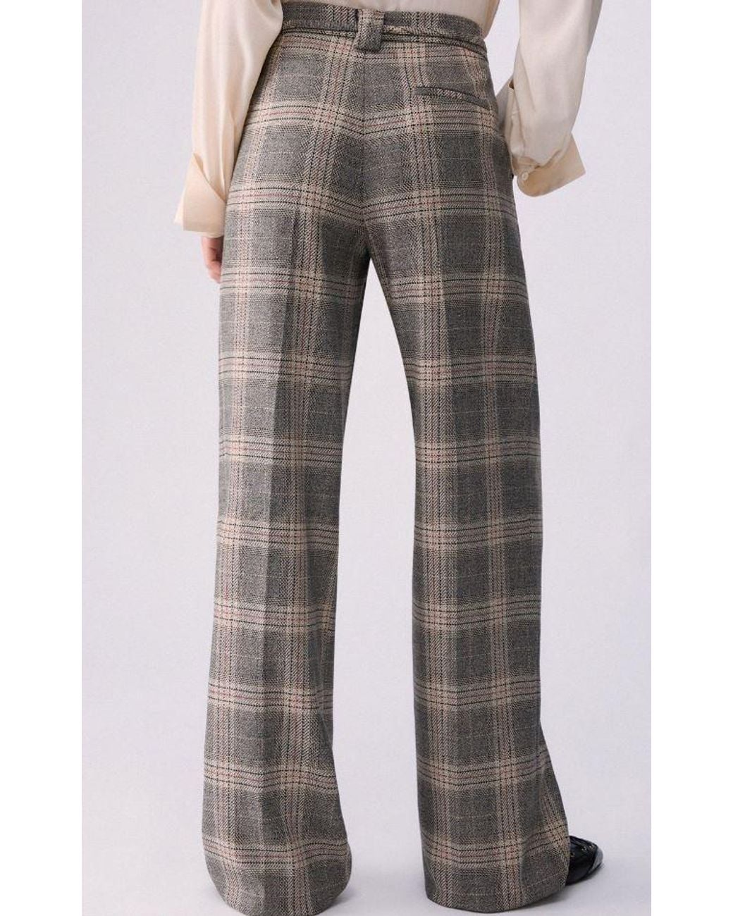 Liu Jo Natural Sandy Polyester Trousers