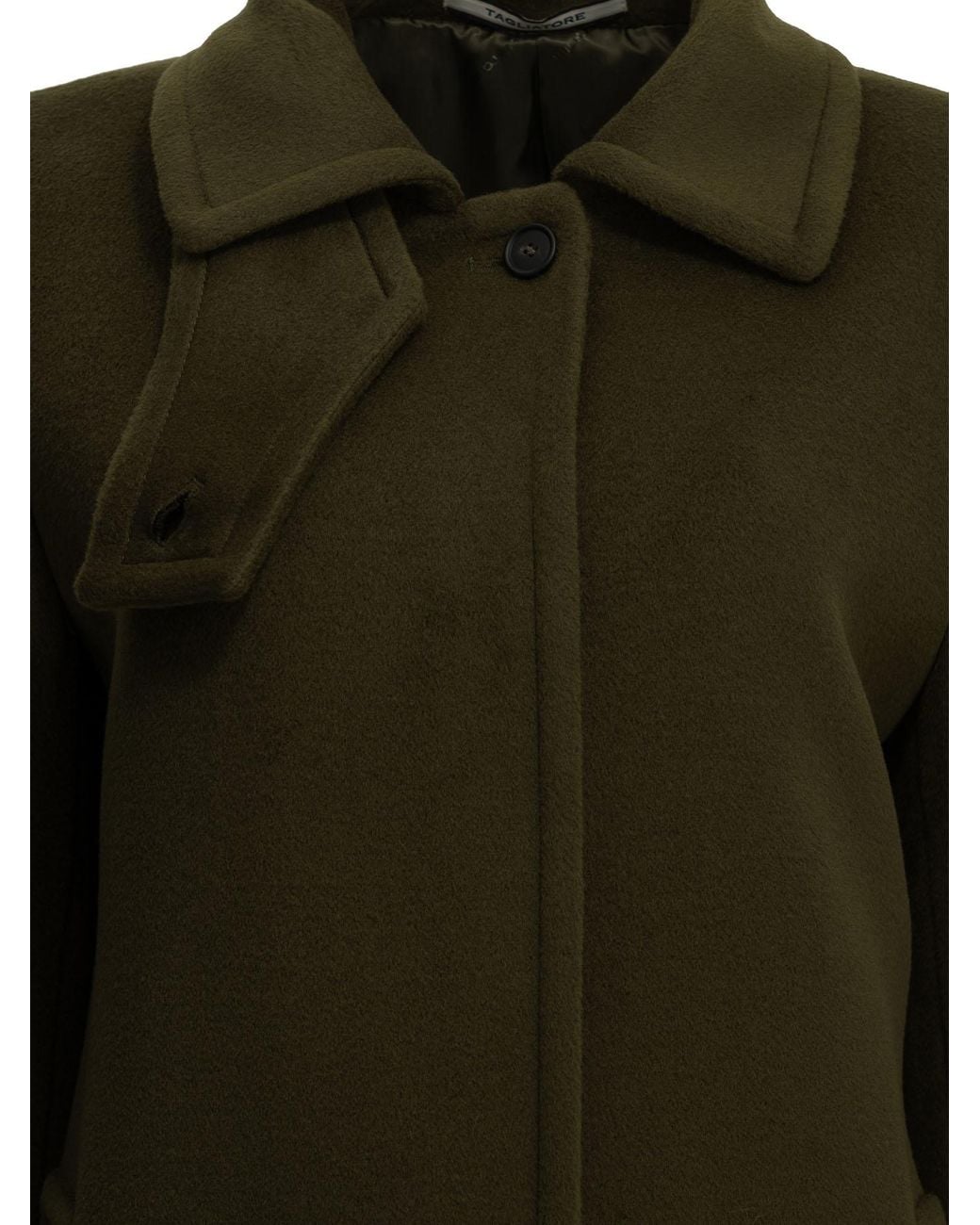 Tagliatore Green "Bethany" Long Coat