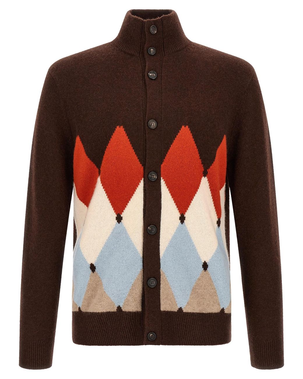 Ballantyne Red Cashmere Cardigan for men