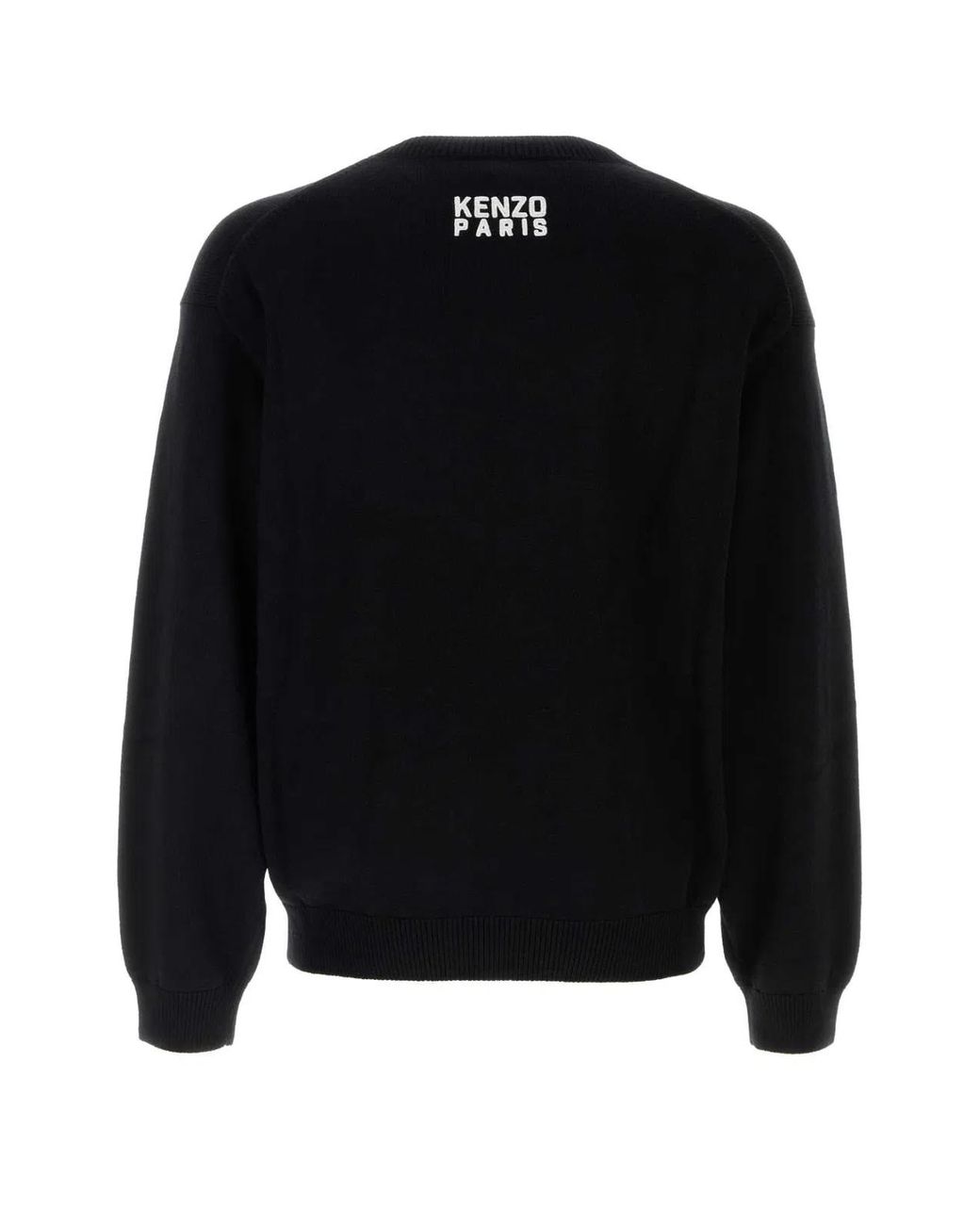 KENZO Black Wool Blend Sweater for men