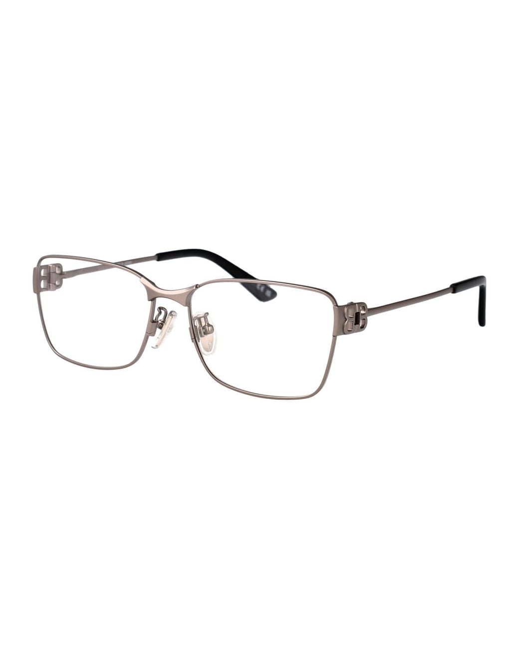 Balenciaga Multicolor Ruthenium-Ruthenium-Transparent Metal Glasses