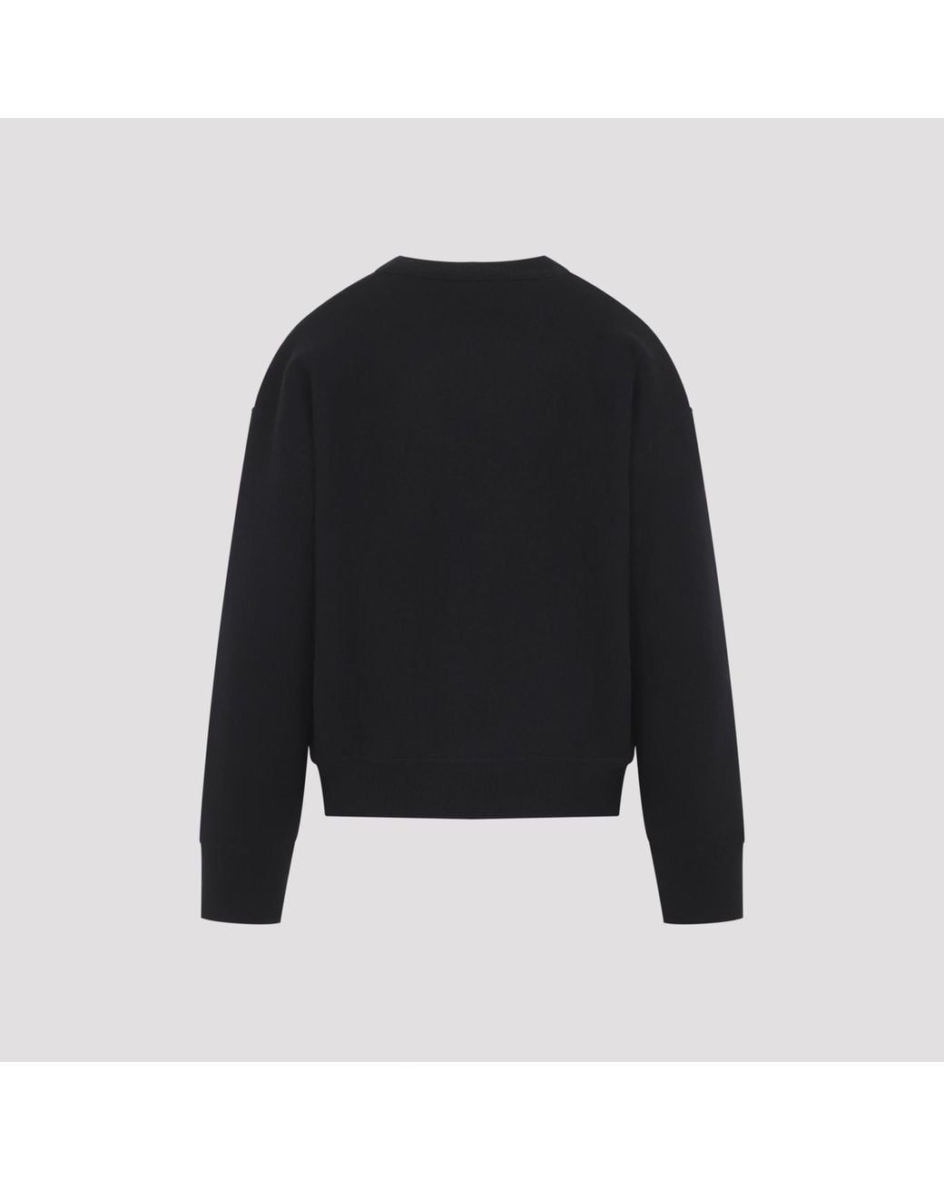 Studio Nicholson Black Arvine Crewneck Cardigan