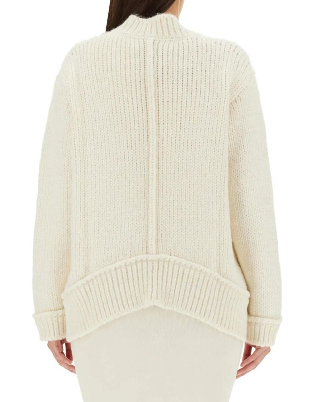Tom Ford White D Wool Sweater