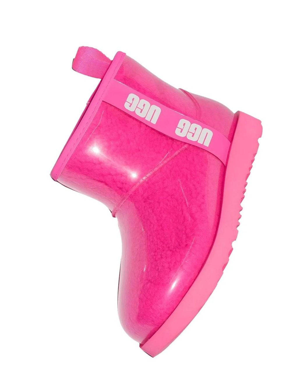 Ugg Pink Classic Clear Mini