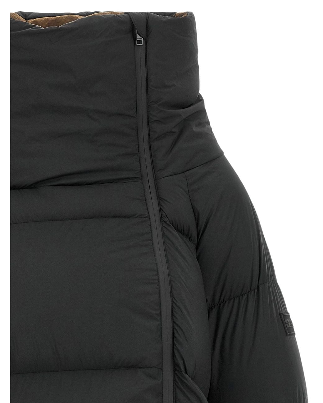 Ganni Black Future Nylon Down Jacket