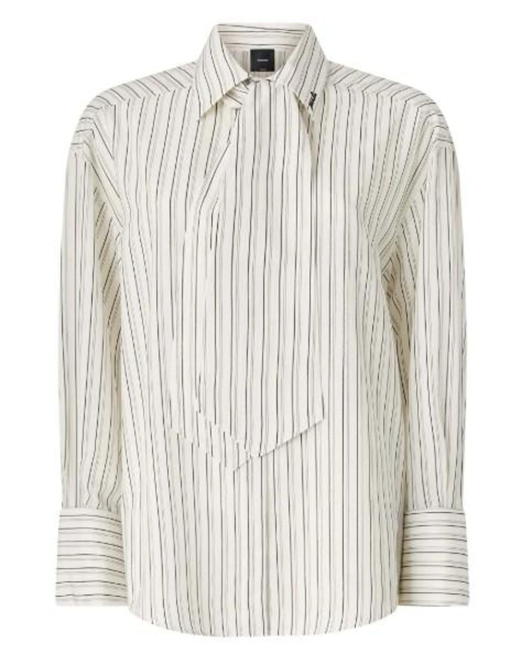 Pinko White Viscose Shirt