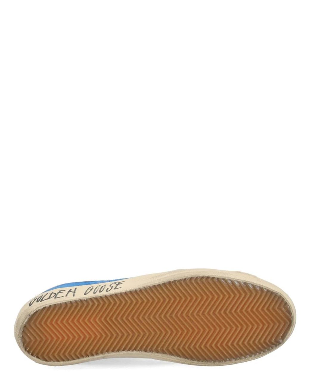 Golden Goose Deluxe Brand Blue Vibrant Suede Sneakers for men