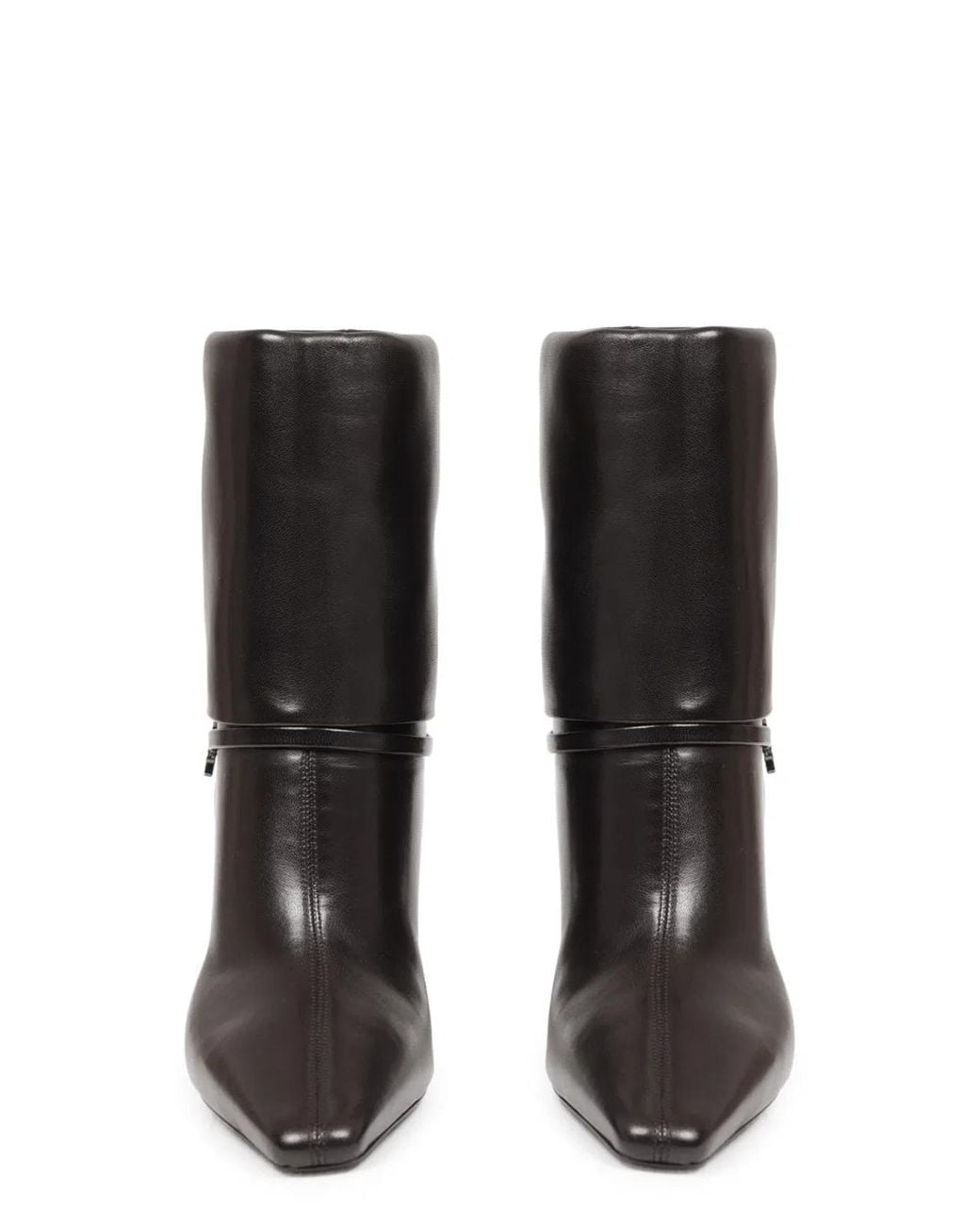 Saint Laurent Black Ankle Boot Niki Leather