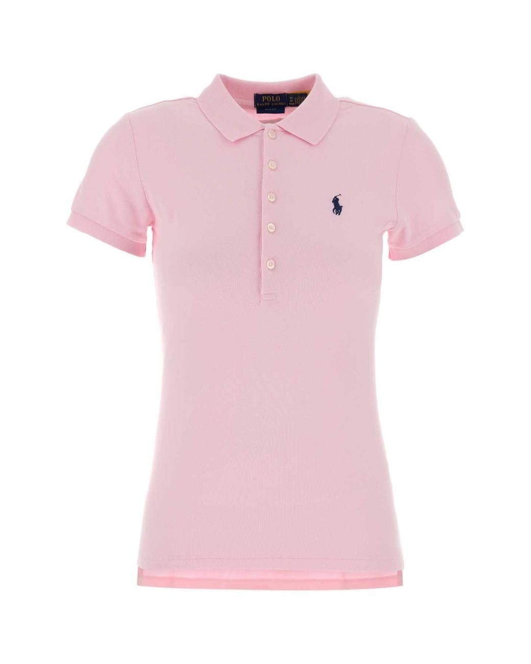Polo Ralph Lauren Pink Pastel Stretch Piquet Polo Shirt