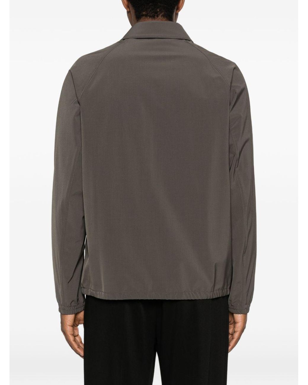 Emporio Armani Brown Coats Polyester for men