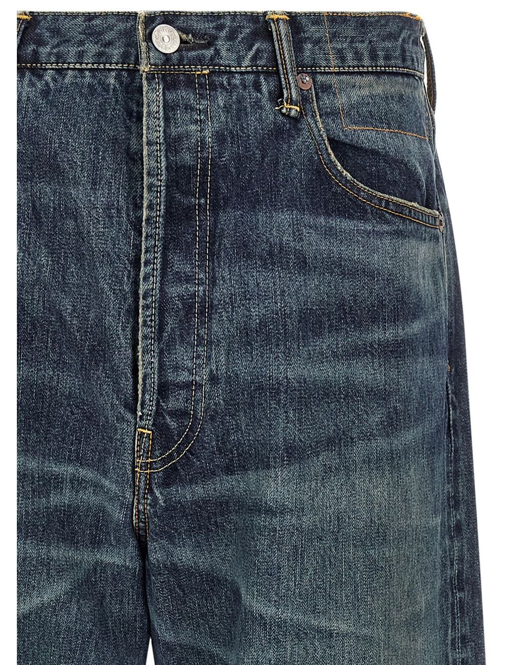Visvim Blue 'Social Sculpture 01' Jeans for men