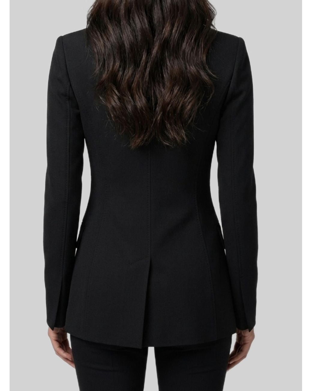 Dolce & Gabbana Black Dolce & Gabbana Doublebreasted Wool Jacket
