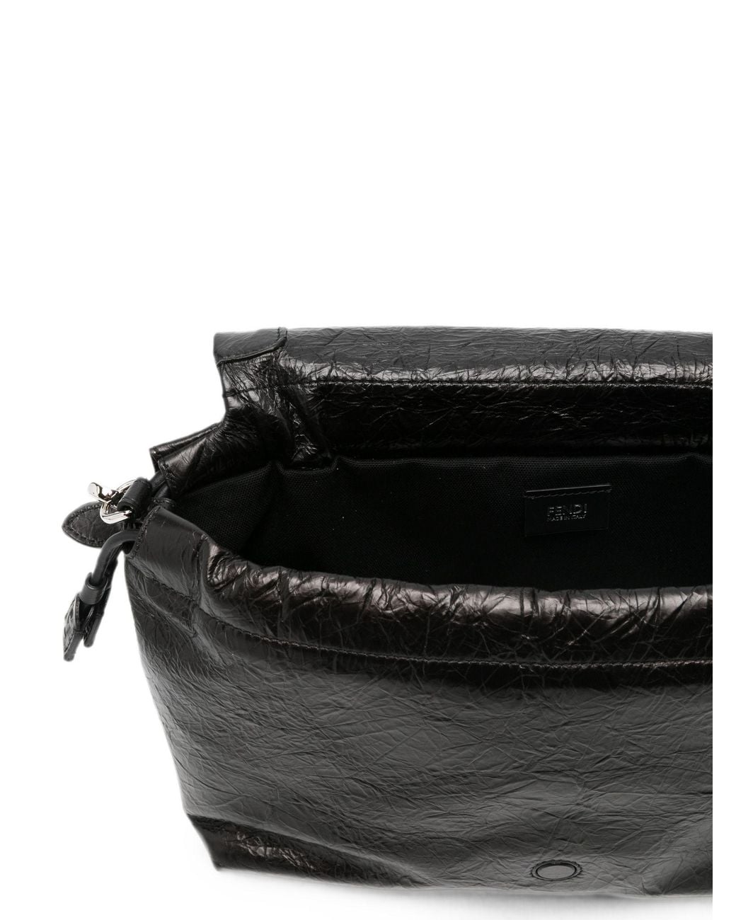 Fendi Black Large Baguette Tote Bag