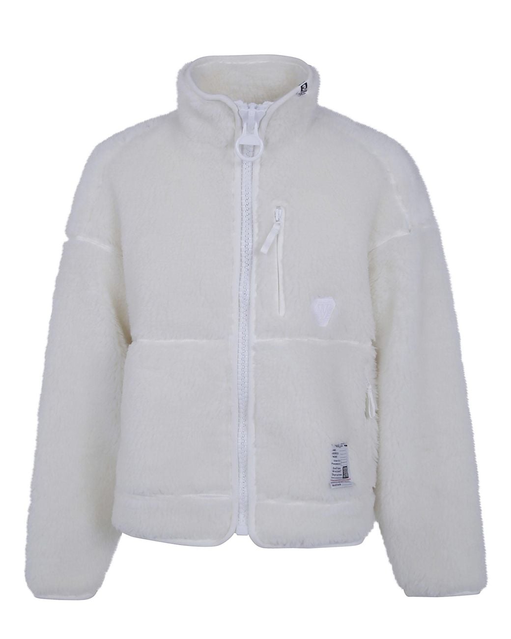 Maison Mihara Yasuhiro Gray Wide Back Boa Blouson
