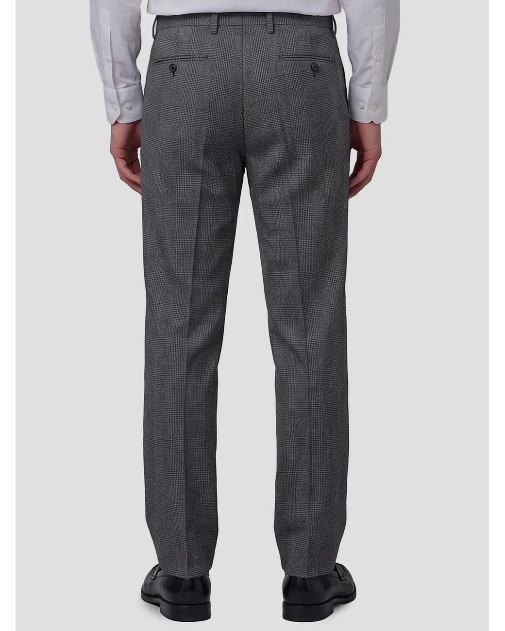 Lardini Gray Le Origini Virgin Wool Pants for men