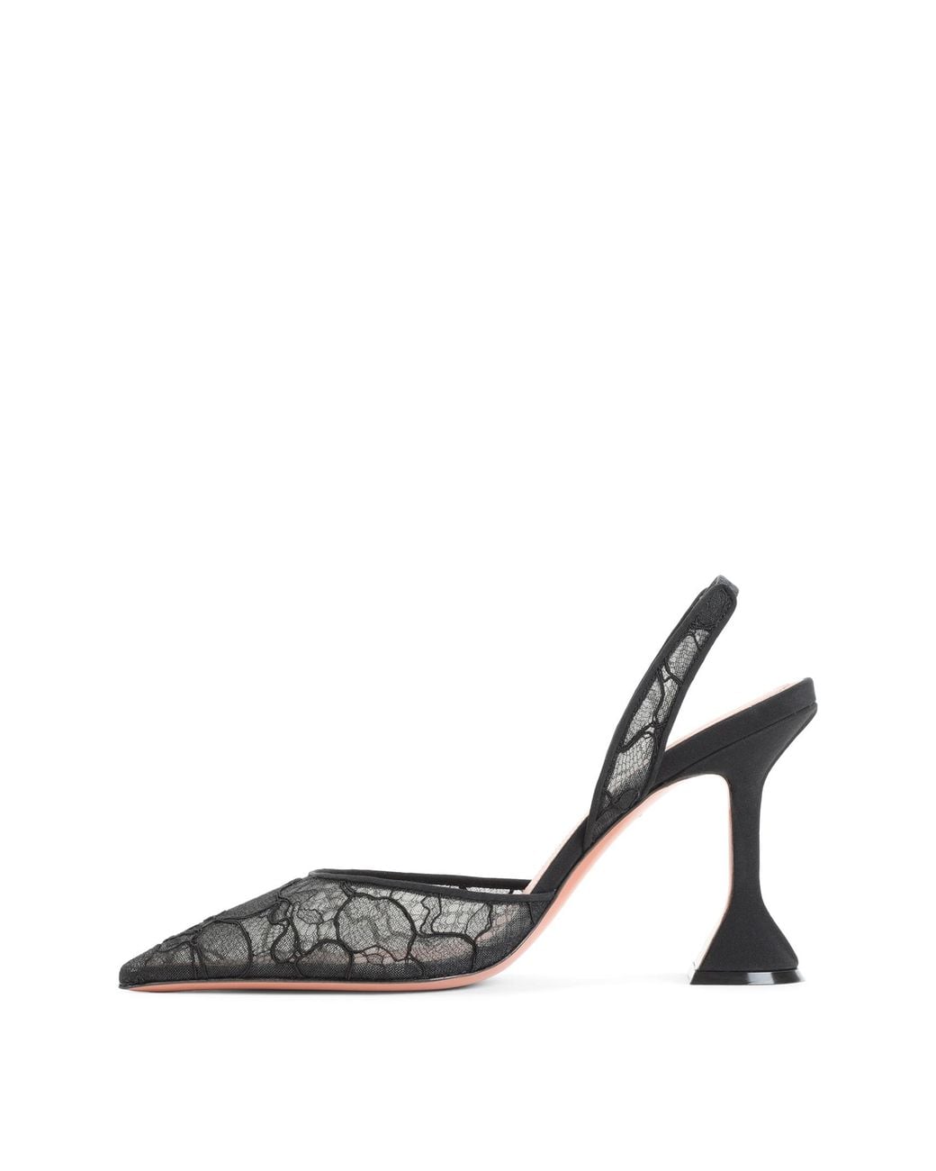 AMINA MUADDI Black Holli Lace Sling 95