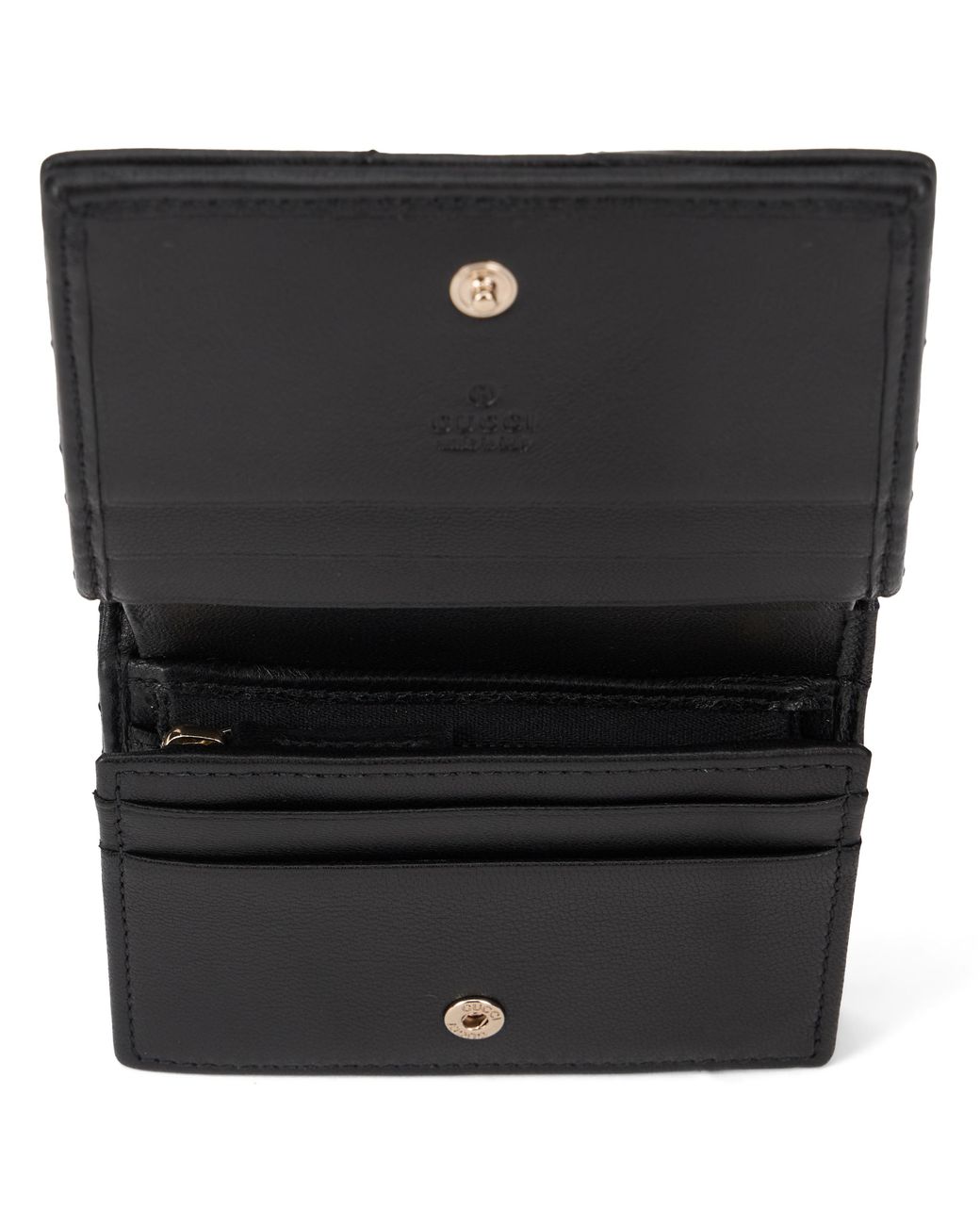 Gucci Black Gg Marmont Wallet