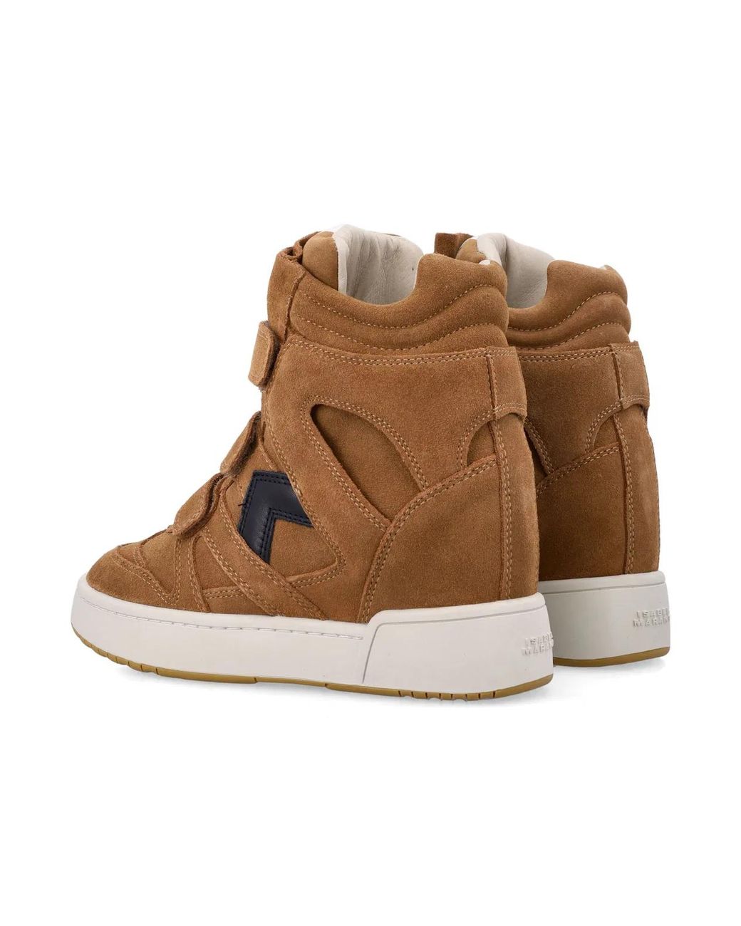 Isabel Marant Brown Im3 Wedge Sneakers