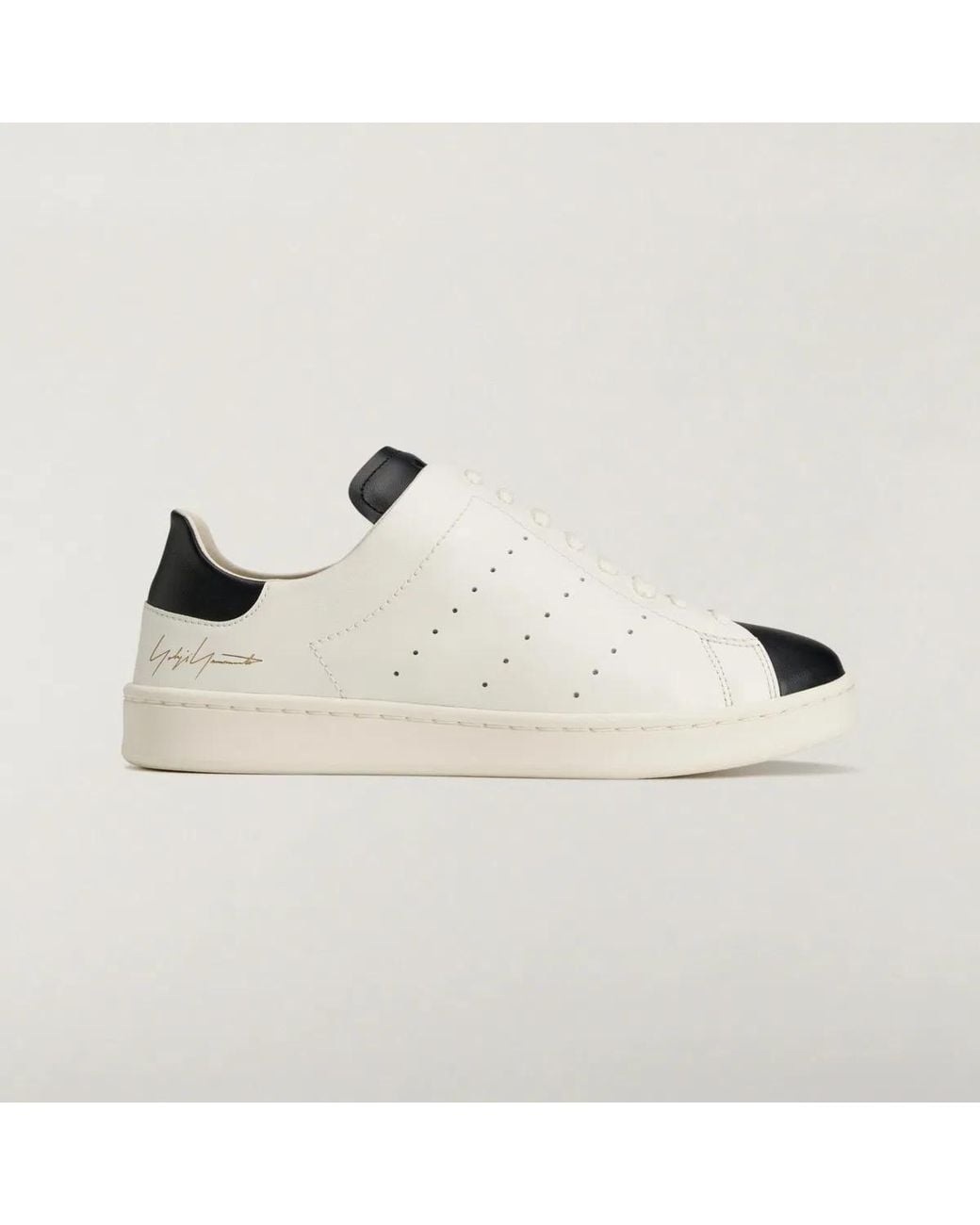 Y-3 White And-3 Diagonal Stan Smith Sneakers for men