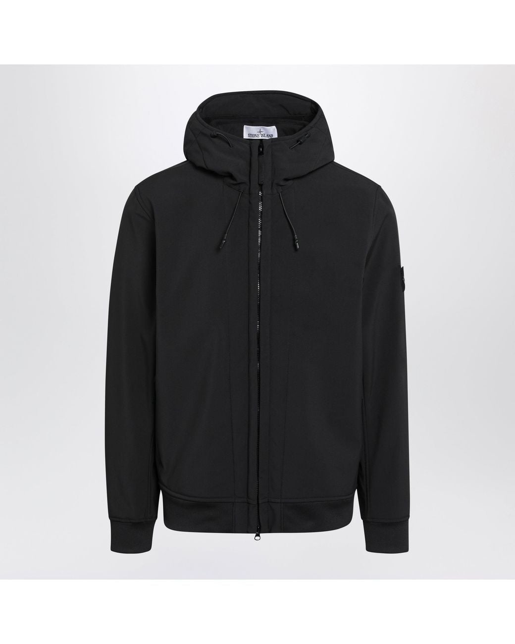 Stone Island Black Zip-Up Jacket for men