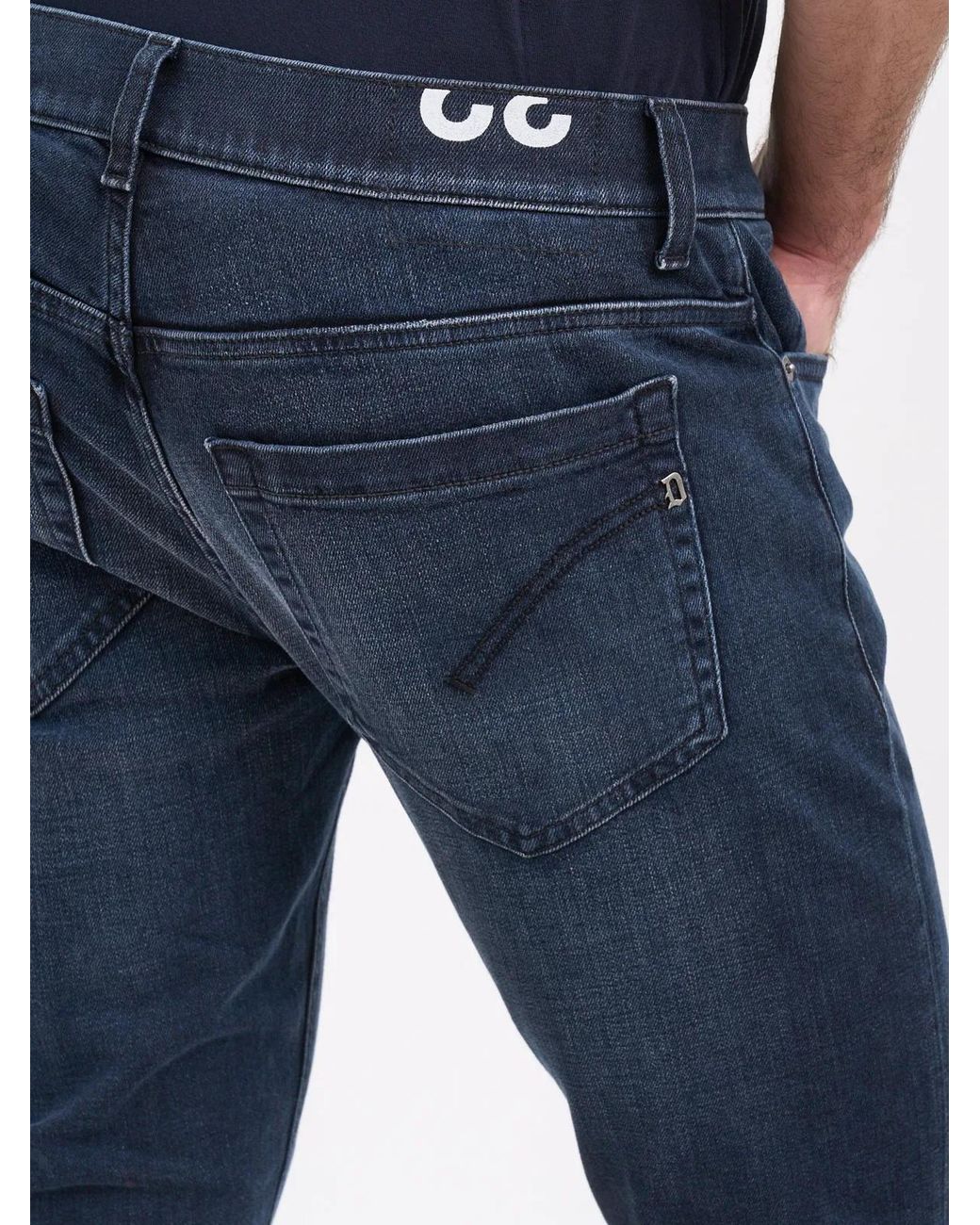 Dondup Blue George Denim Trousers for men