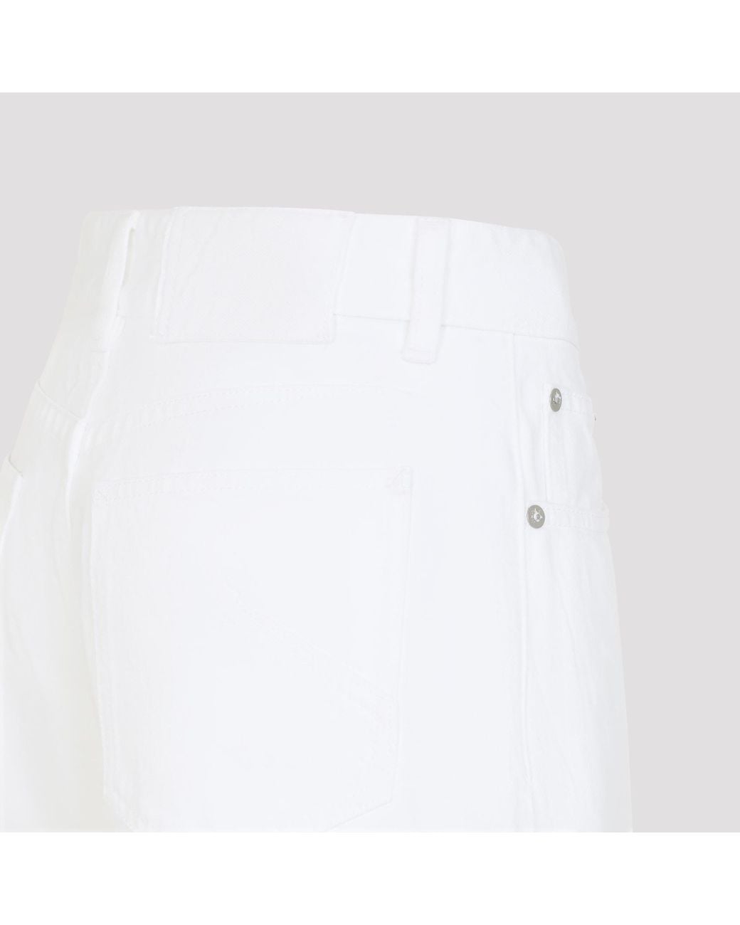 Alaïa White Alaia Round Pants