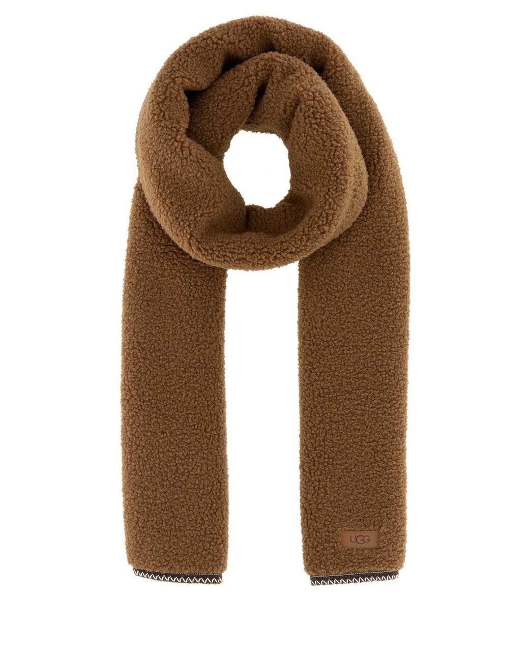 Hundred Braid UGG Teddy Scarf in Brown | Lyst UK