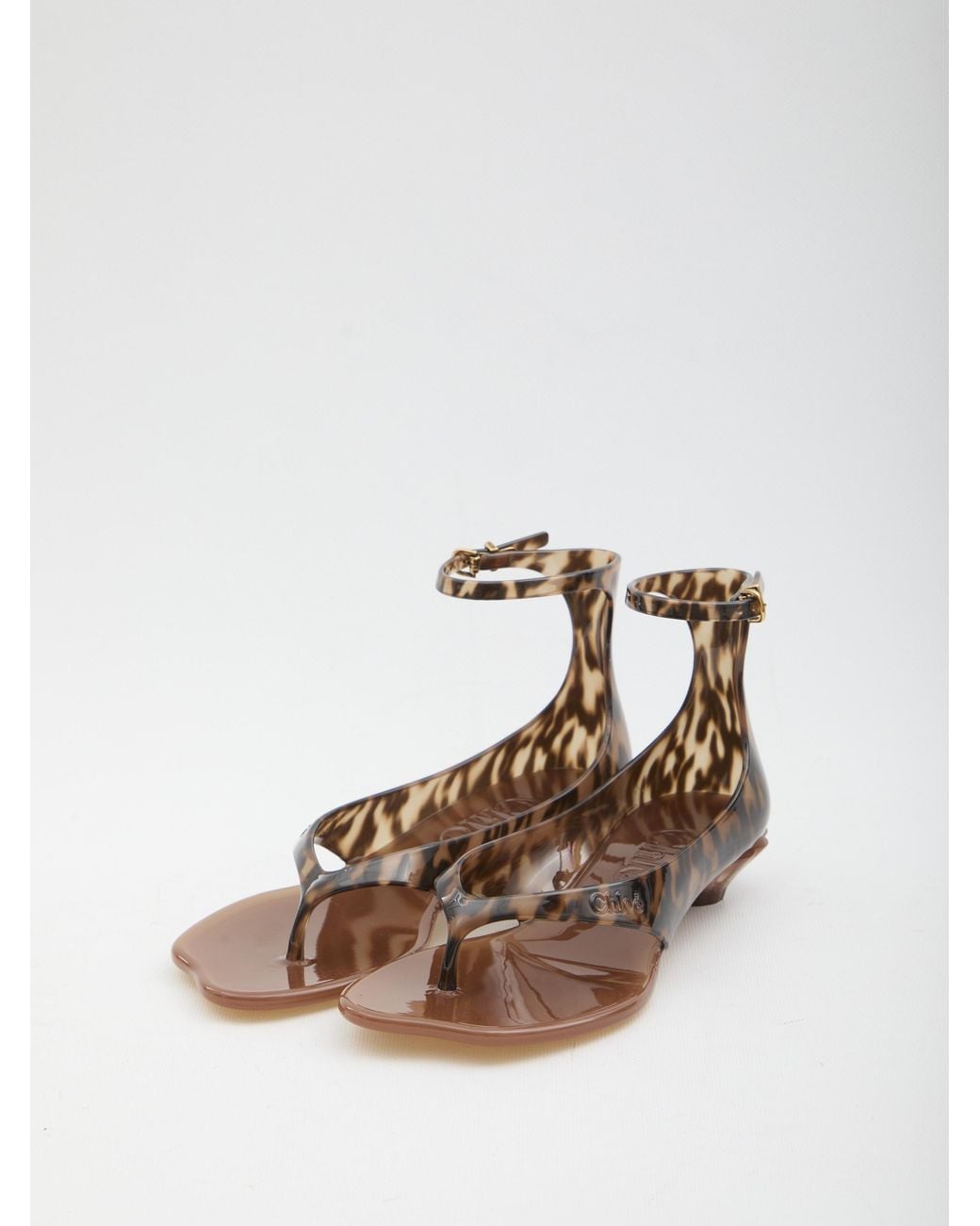 Chloé White Jelly Sandals