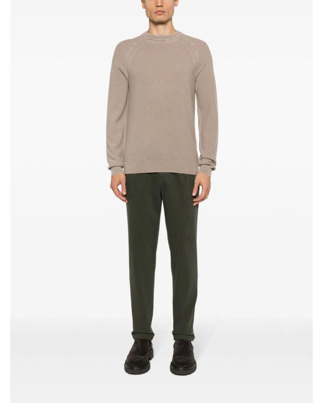 Briglia 1949 Gray Cotton Trousers for men