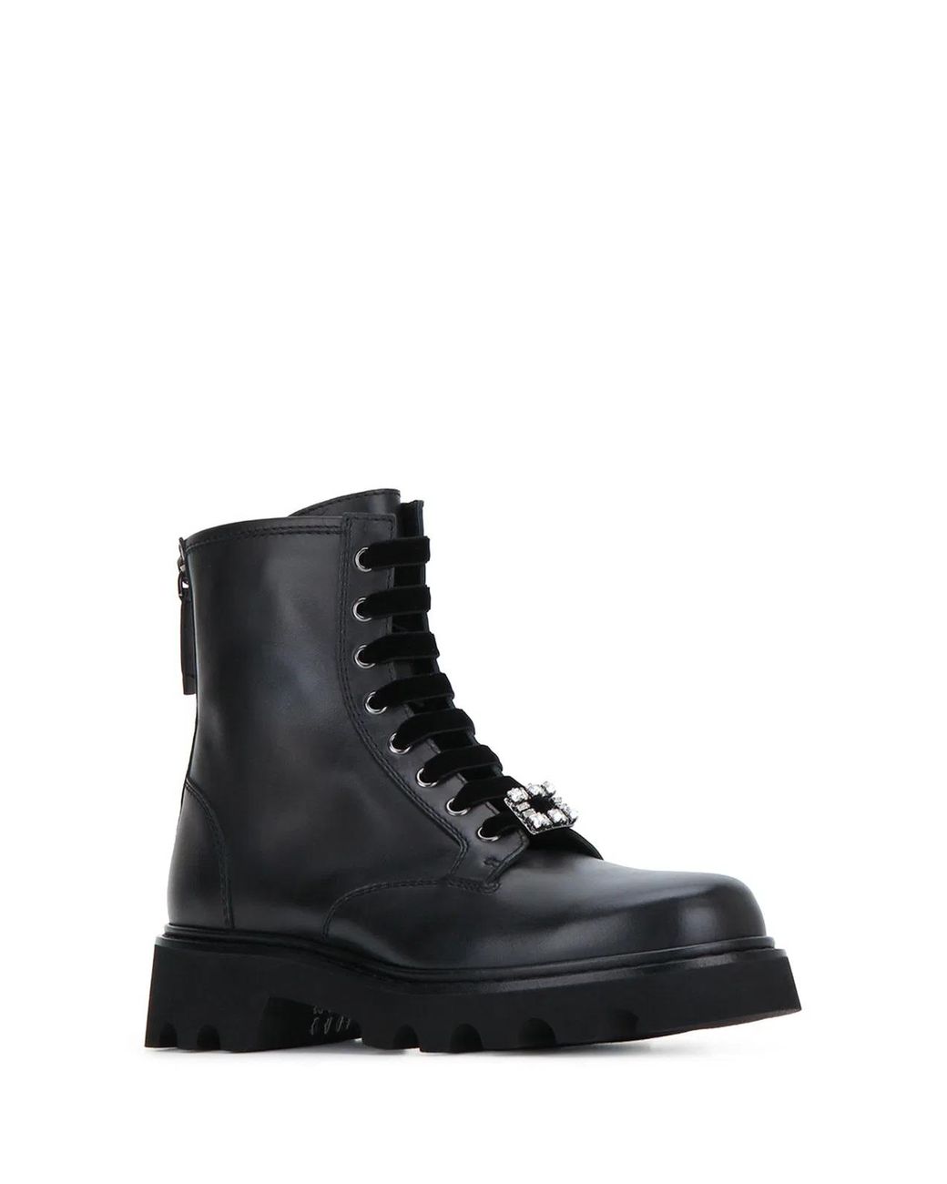 Roger Vivier Black Viv Rangers Truck Charms Bootie 20