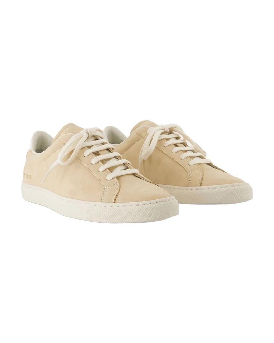 Common Projects Natural Retro Nubuck Sneakers