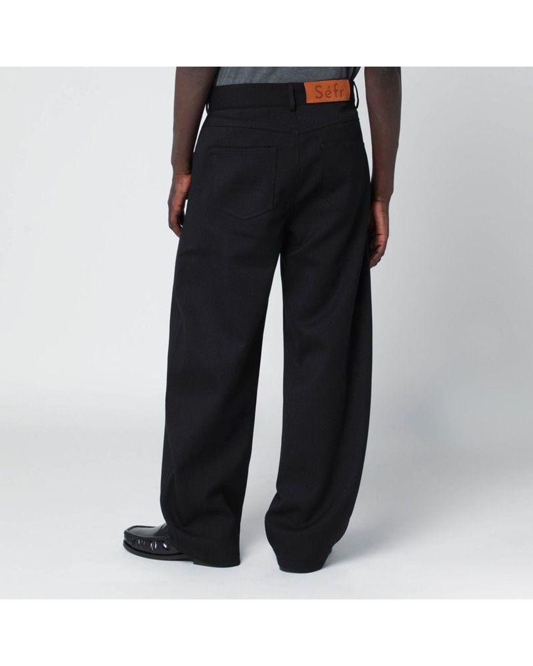 Séfr Black Oktai Trousers for men