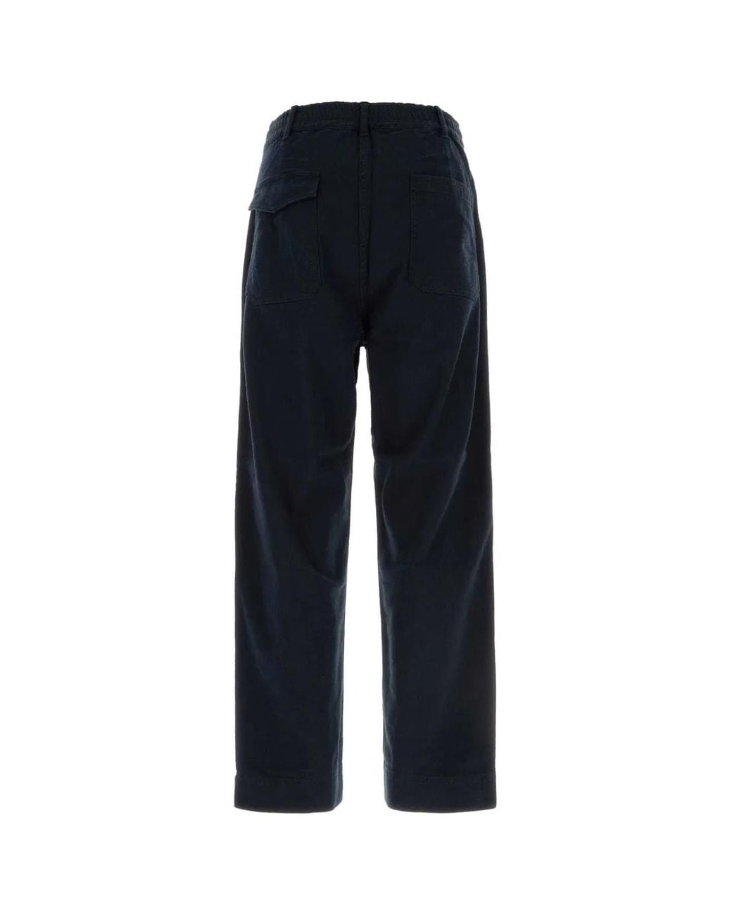 Nanamica Blue Silk Nep Cotton Twill Deck Pants for men