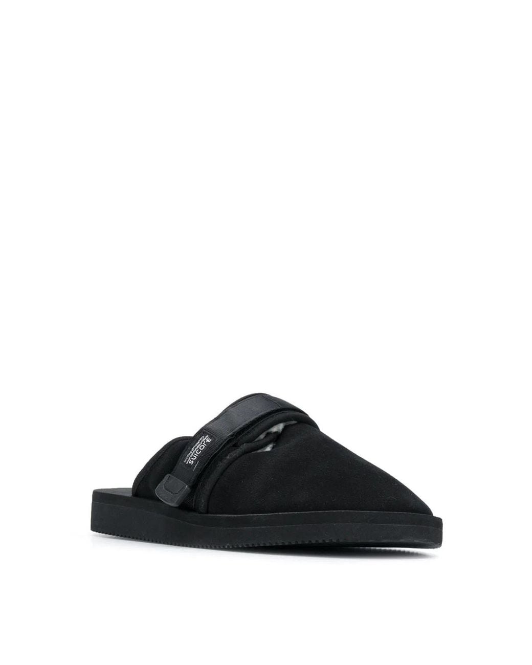 Suicoke Black Zavo-Mab Mules Sandals