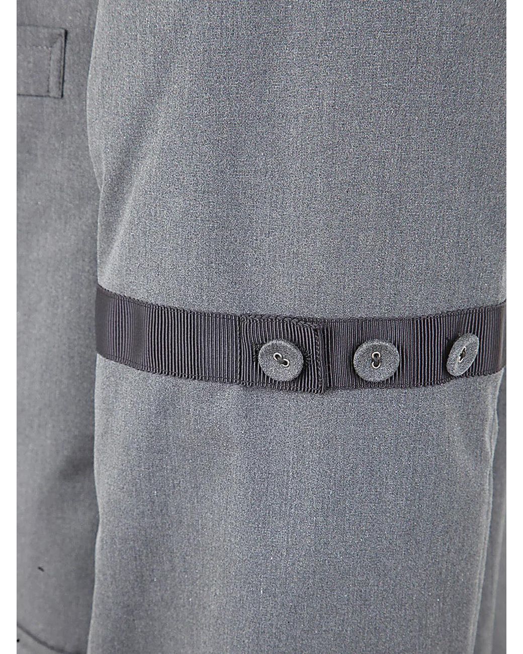 Thom Browne Black Unstructured Straight Fit Sb S/C With Gg Armband for men