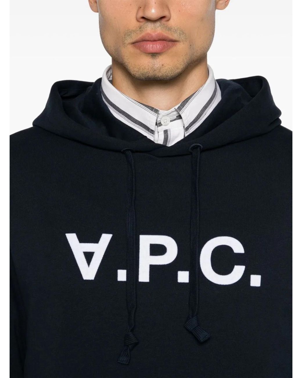 A.P.C. Blue Organic Cotton Jersey