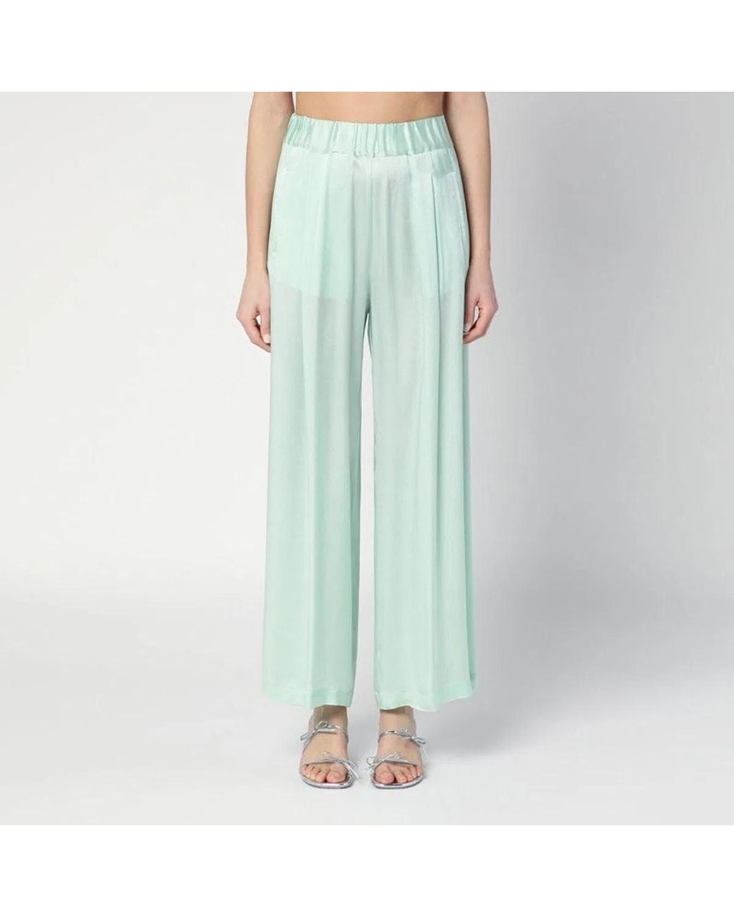 Semicouture Blue Johnny Trousers