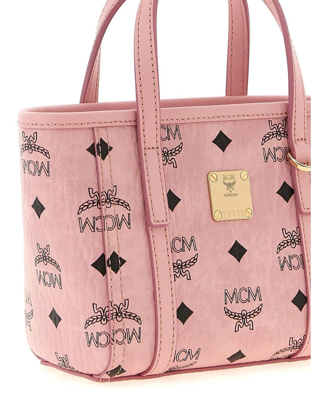 MCM Pink 'Toni' X-Mini Shopping Bag