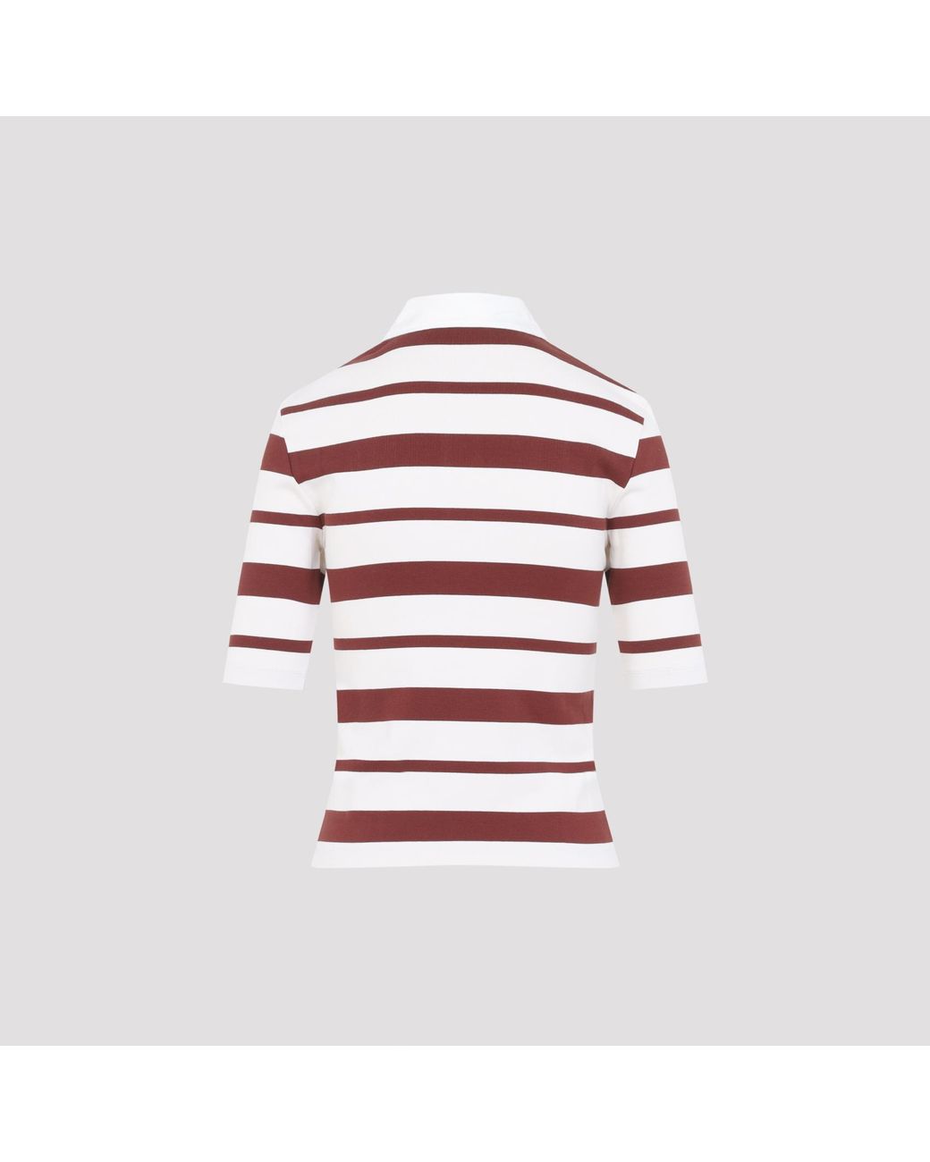 Acne Red Ecru Polo