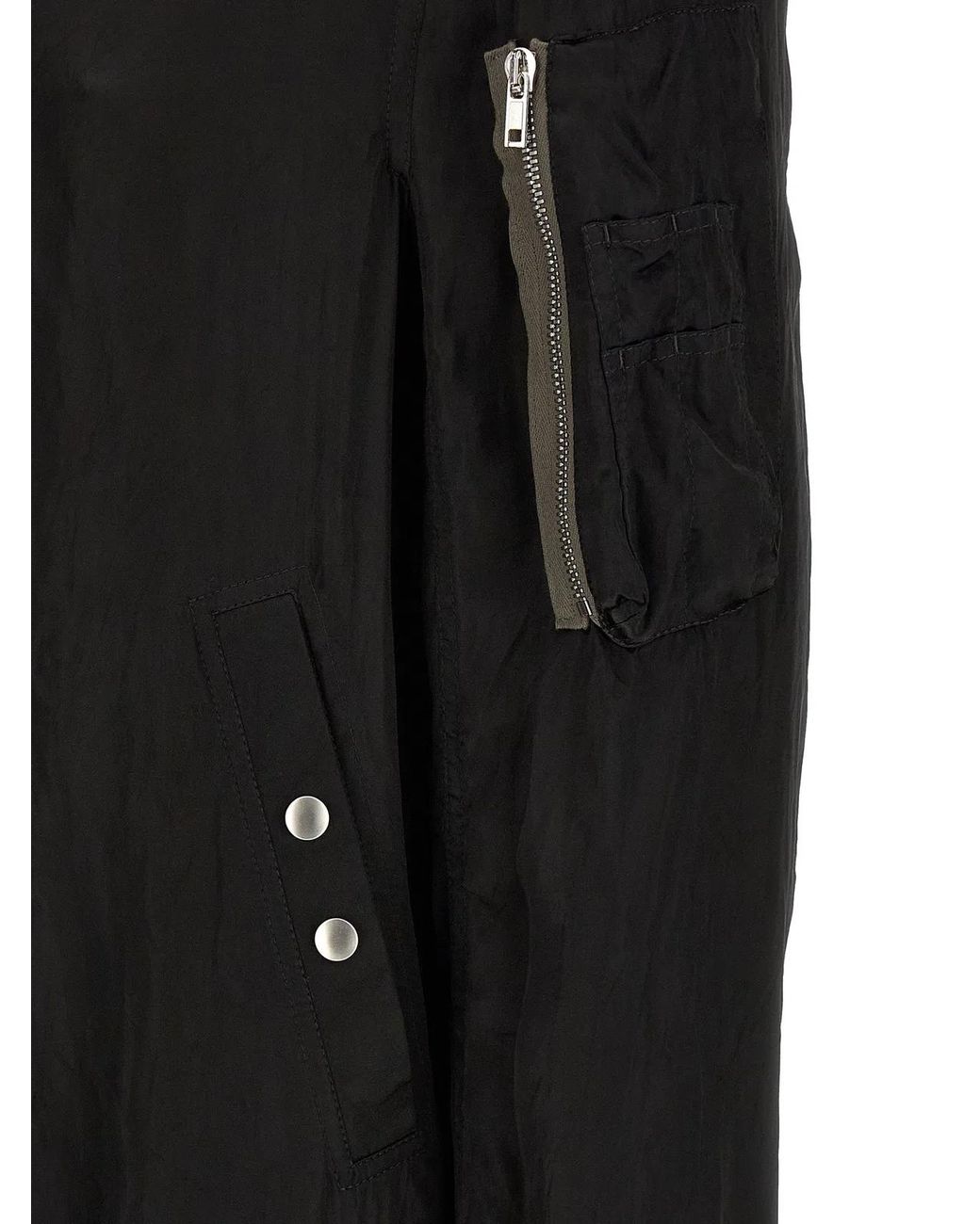 Rick Owens Black Copper Bomber Clothing for men