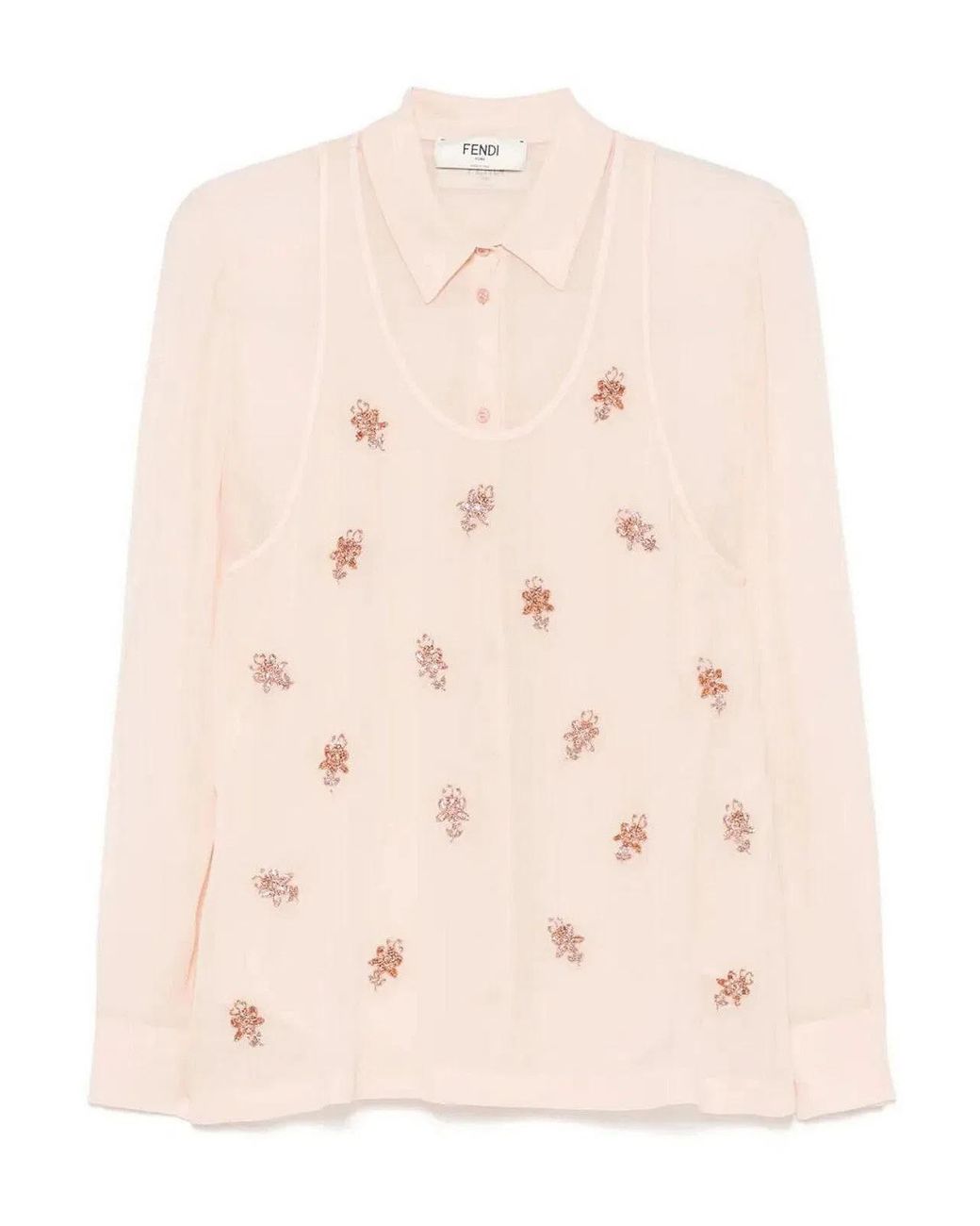 Fendi Natural Silk Top
