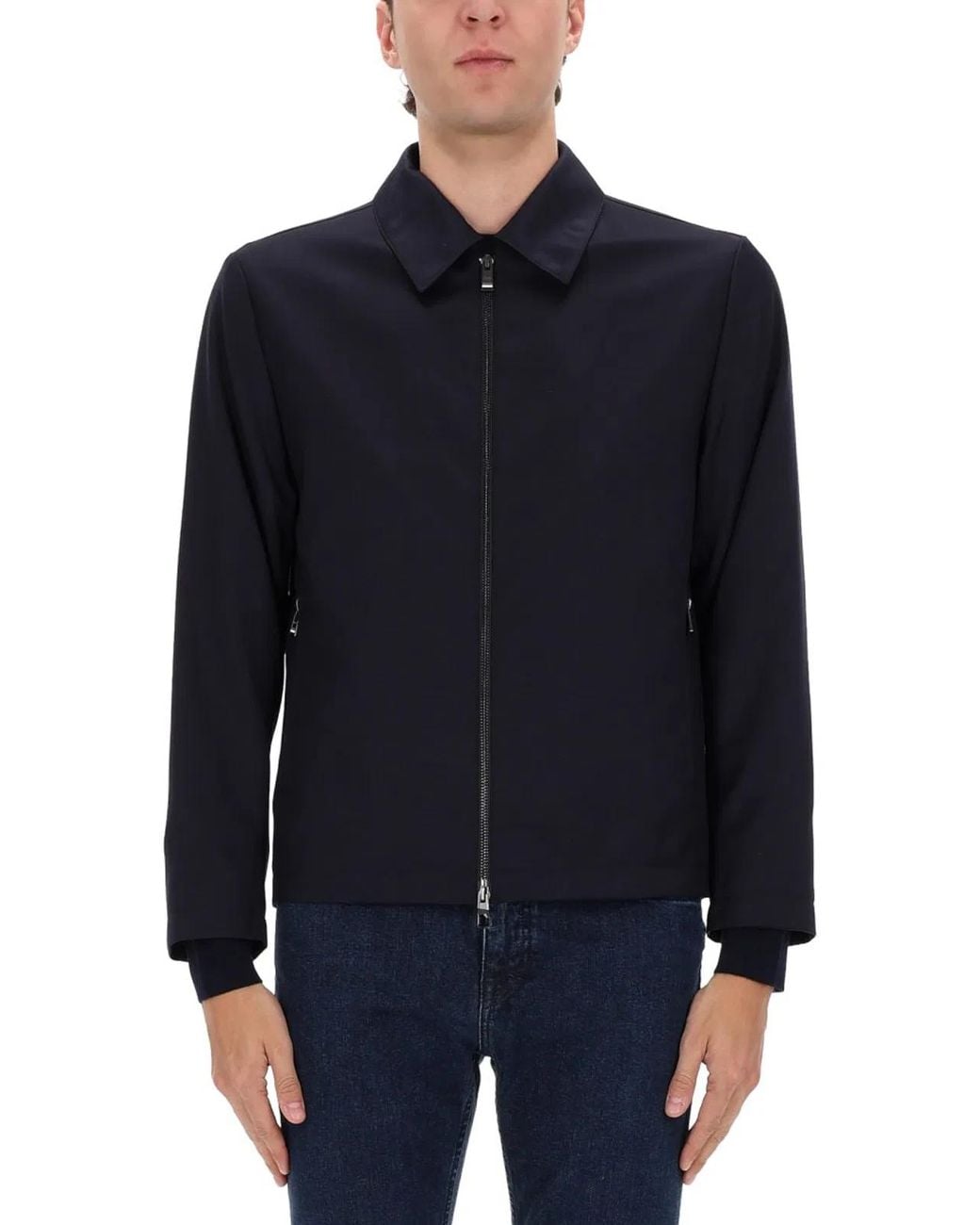 Boss Blue "H-Hanry-Wing" Jacket for men