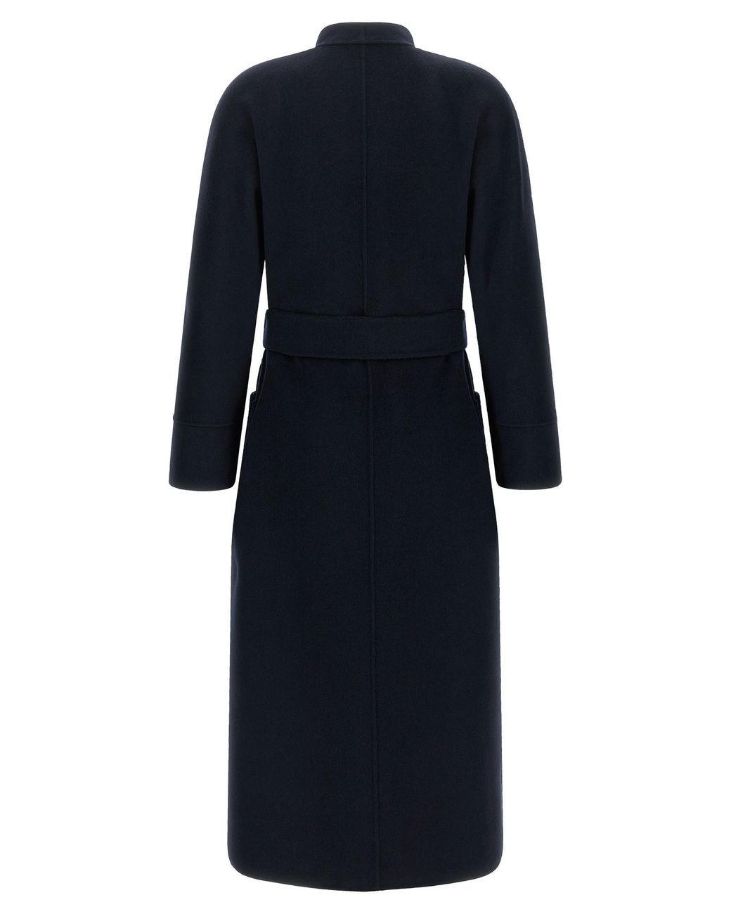 Max Mara Blue 'Nodo' Reversible Coat