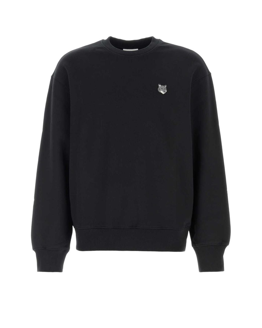 Maison Kitsuné Black Fox Head Comfort Sweatshirt for men