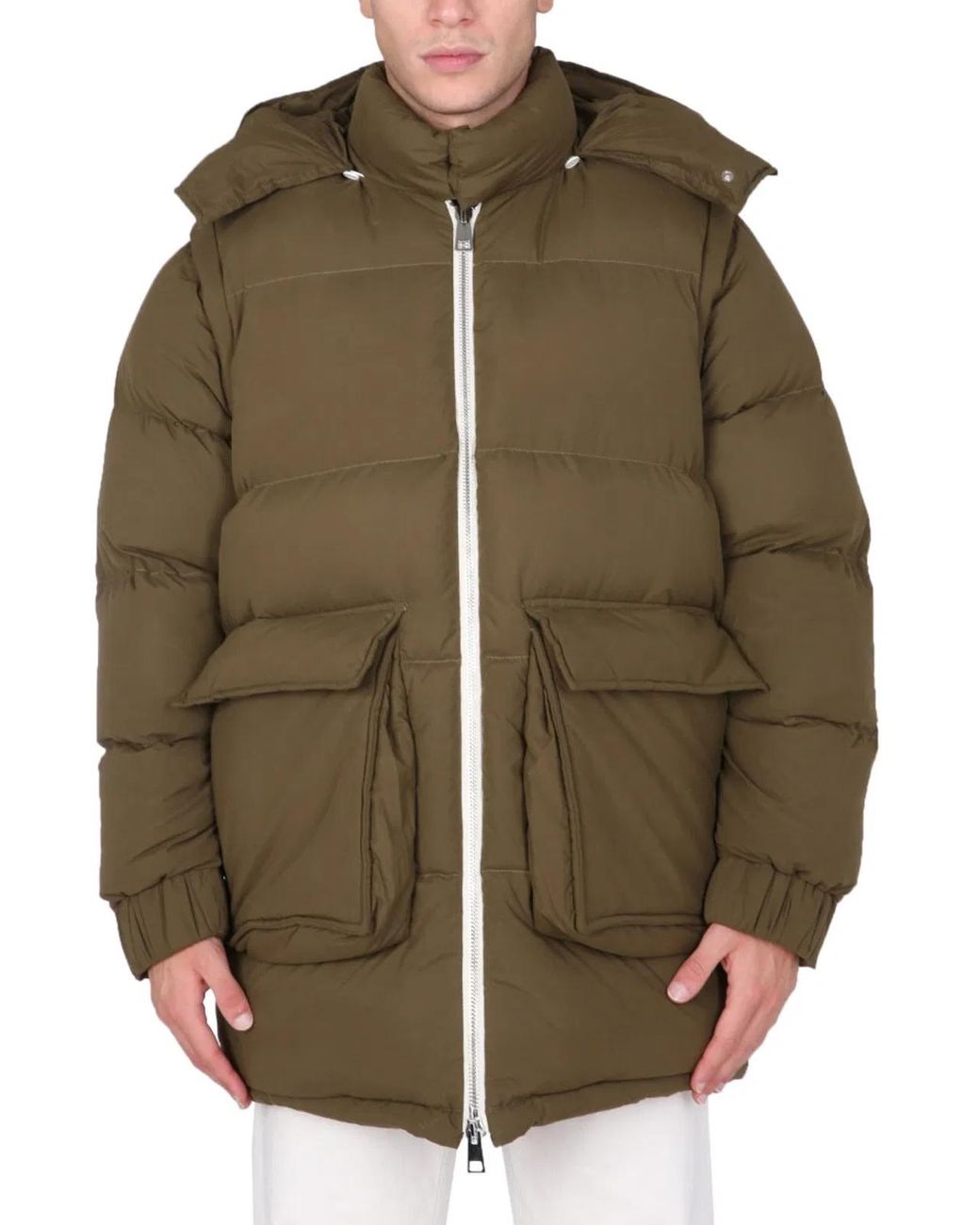 SUNNEI X ELEONORA BONUCCI Brown "Puffy" Down Jacket