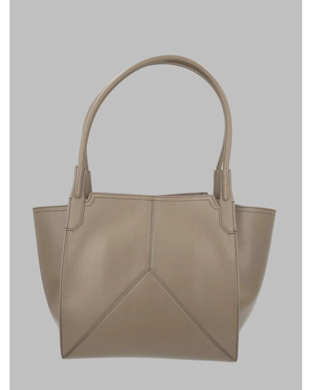 Victoria Beckham Gray Elegant Mini Shoulder Bag