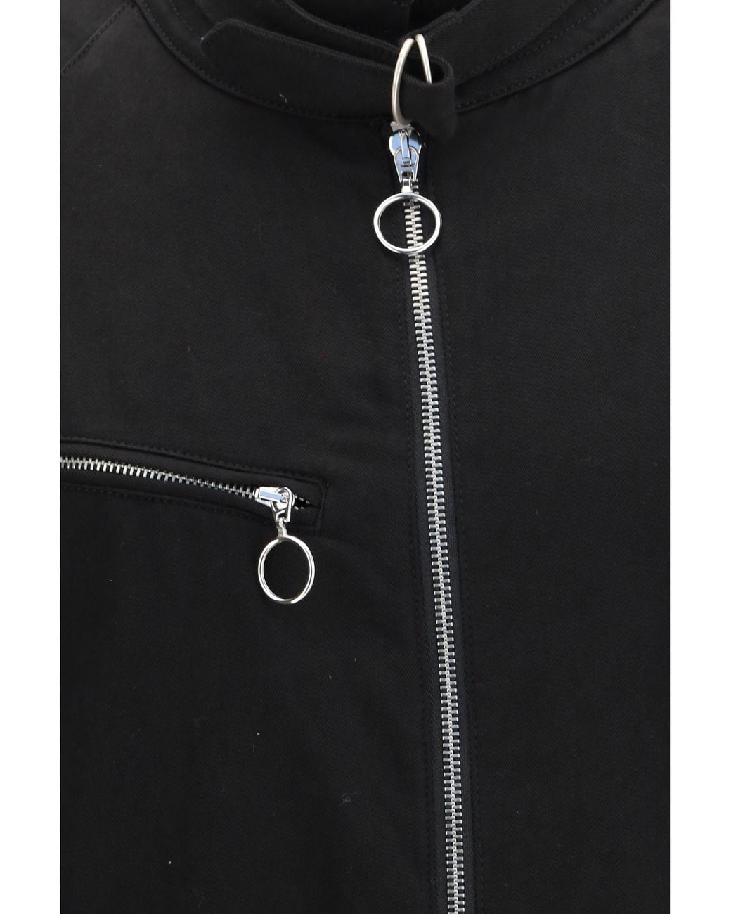 NAMACHEKO Black Nanami Jacket With Zip Fastening Cotton for men