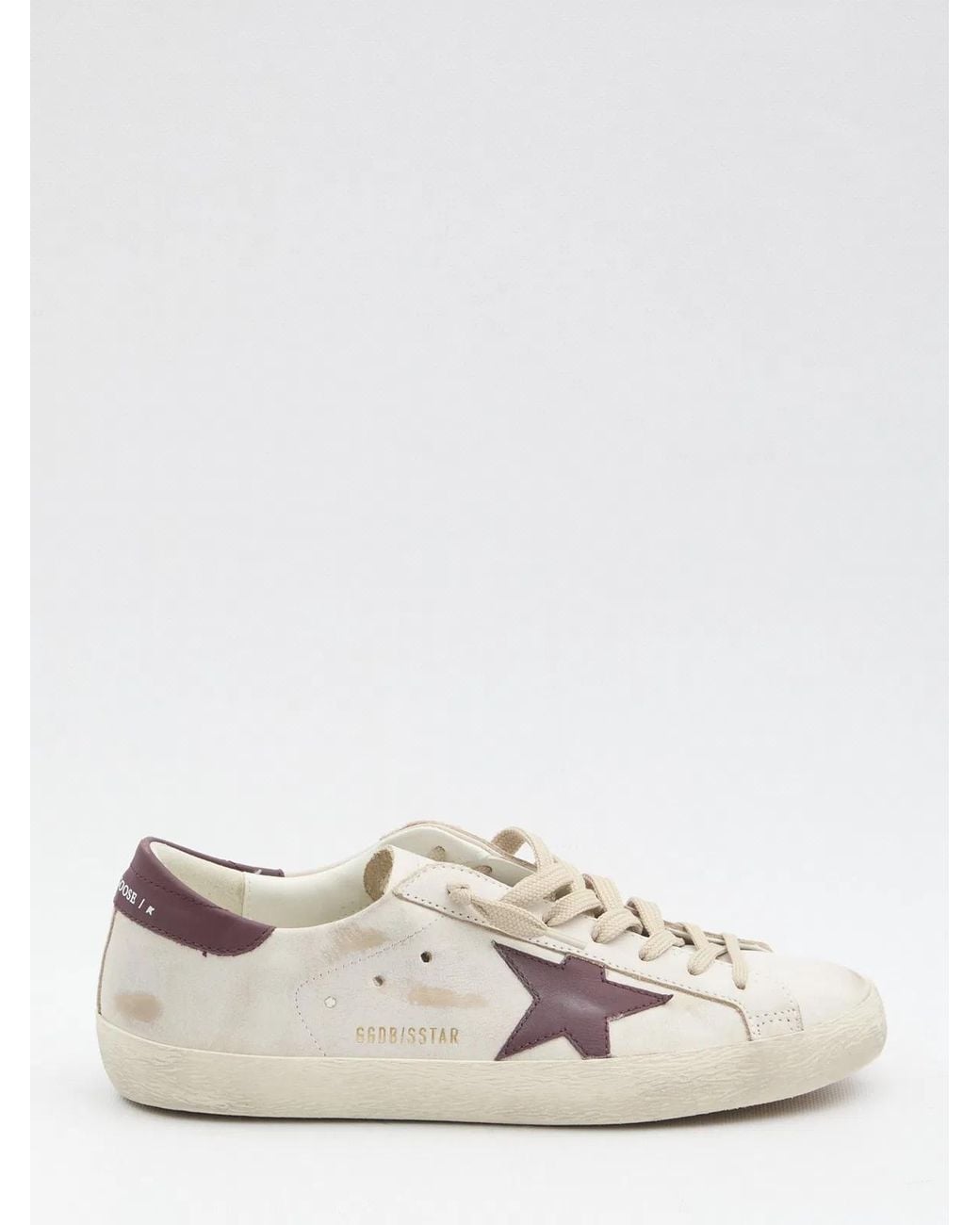 Golden Goose Deluxe Brand White Super Star Sneakers for men
