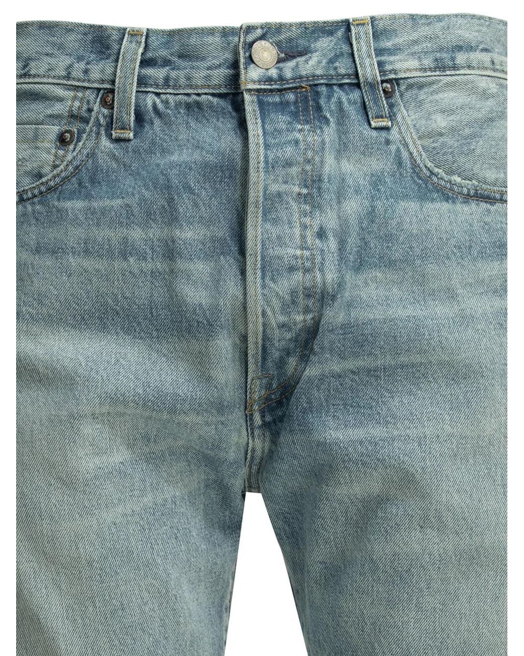 Levi's Blue "501 80S" Straight-Leg Jeans for men