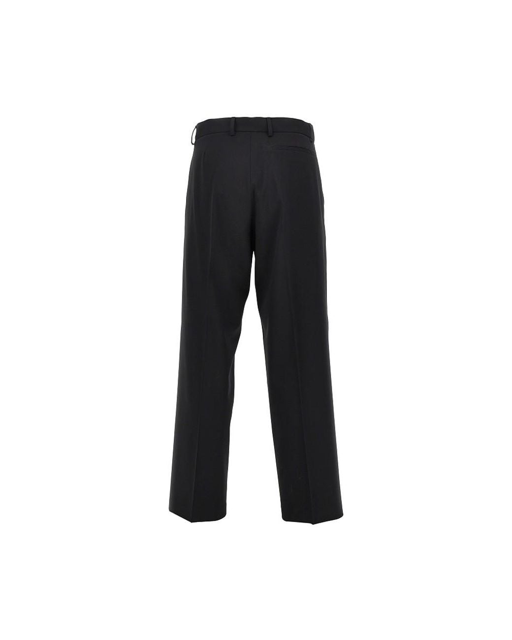 BRERAS Milano Black Orazio Pants With Dart for men
